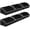 Black, variant on Cube Storage Bins - 6 Pack Trapezoid Storage Bins, Closet Organizers and Decorative Storage, Storage Baskets with Handle, Large Storage Basket for Home, Black