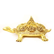 Kurma Murti vishnu Yantra Kurma Murti Brass Material Statue For Puja, Home Mandir, Gifts by Pooja Bazar 15 X 7 X 10 In