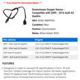 thumbnail image 2 of Downstream Oxygen Sensor - Compatible with 2009 - 2016 Audi A4 Quattro 2010 2011 2012 2013 2014 2015, 2 of 2