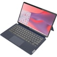 thumbnail image 3 of Restored Lenovo - Chromebook Duet 5 - 13.3" OLED Touch Screen Tablet - 8GB Memory - with Keyboard - Abyss - 128GB Blue, 3 of 7