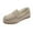 Khaki, variant on Women's Genuine Suede Moccasin Slippers Shoes with Soft Sole Indoor/Outdoor