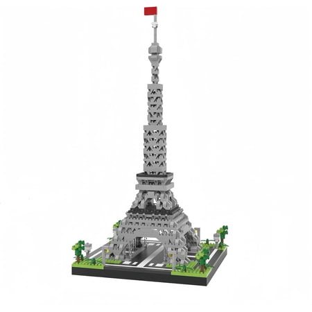 BrixVibe Paris Eiffel Tower Building Set Compatible with Lego Architecture Collectible Model for Adults Teens(Medium)