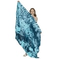 thumbnail image 3 of HAPPY BAY Women's Coverups Summer Wraps Pareos Beach Cover-Up Swim Cover Up Swimwear Sarong Beachwear Pareo for Women One Size Tie Dye, Navy, 3 of 5