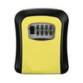 thumbnail image 1 of Amdohai Key Storage Lock Box Wall Mount Aluminum Alloy 4-Digit Combination Waterproof Lockbox Key Safe Box, 1 of 8