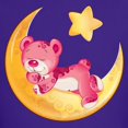 thumbnail image 3 of CafePress - Pink Sleepy Teddy On Moon Kids T Shirt - Dark T-Shirt Kids XS-XL, 3 of 4