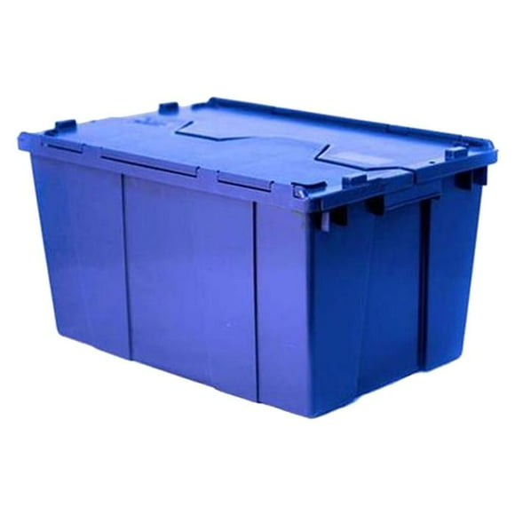 Caja Organizadora VentDepot BoxArch15 1 Pza 15kg 50x30x21cm Apilable Bisagras polietileno Color azul