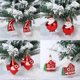 thumbnail image 3 of 1 par de adornos navideños festivos decorativos encantadores colgantes de bastón de árbol de Navidad para fiesta, J, 3 of 5