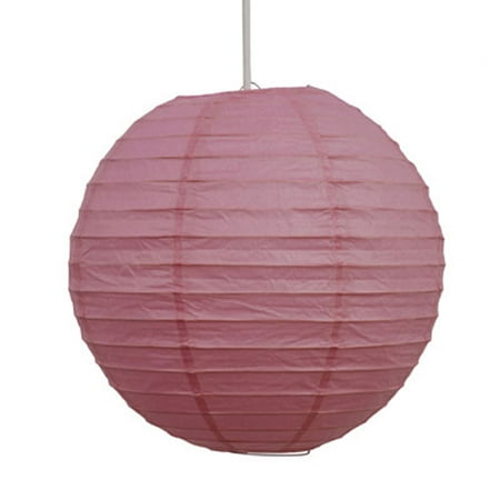 Round Paper Lantern Light, Pink