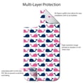 thumbnail image 4 of DistinctInk Custom SKIN / DECAL compatible with OtterBox Defender for iPhone 11 Pro MAX (6.5" Screen) - Pink Navy Cartoon Whales - Cartoon Whales, 4 of 5
