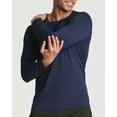 thumbnail image 4 of 4 Pack: Men's Compression Top Long Sleeve Shirt Base Layer Active Athletic Sports T-Shirts, 4 of 6