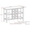 thumbnail image 5 of Simpli Home Console Burlington Marron Espresso, 5 of 5