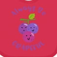 thumbnail image 4 of Inktastic Always Be Grapeful Girls Baby Bib, 4 of 4