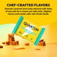thumbnail image 6 of Quantum Energy Square: Energy Bar with Caffeine & 10g Protein. Delicious Healthy Snack On The Go. (Vegan, Gluten-free, Soy-free, Dairy-free). Flavor: Caramel Almond Sea Salt 8Pk, 6 of 9
