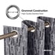 thumbnail image 4 of Cortinas Deconovo con aislamiento térmico, ojales y estampado de pintura, paneles opacos con triple capa blanca para dormitorio, gris, 2 paneles de 132 x 137 cm, 4 of 8