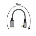 thumbnail image 5 of Fusipu Video Converter Braided Supporting 4K 60Hz 1080P Micro HDMI-compatible to HDMI-compatible Video Adapter Cable SLR Camera Accessories, 5 of 8