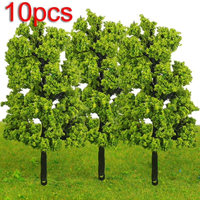 Simulation Model Trees Artificial Decoration Props Garden Railway 10pcs Simulation Model Trees Artificial Decoration Props Garden Railway 10pcs