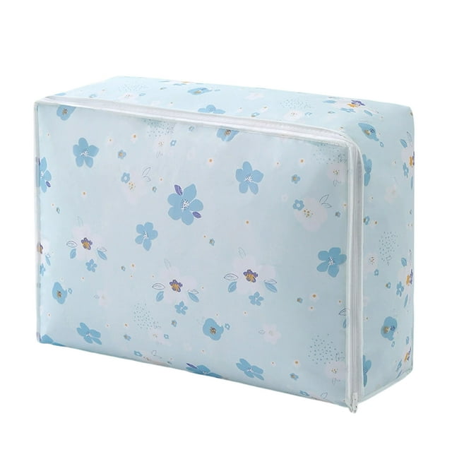 fheaev Sac de Rangement pour Vêtements et Couettes Triage de Garde-Robe Boîte de Rangement Portable Sac de Rangement à Fermeture Éclair