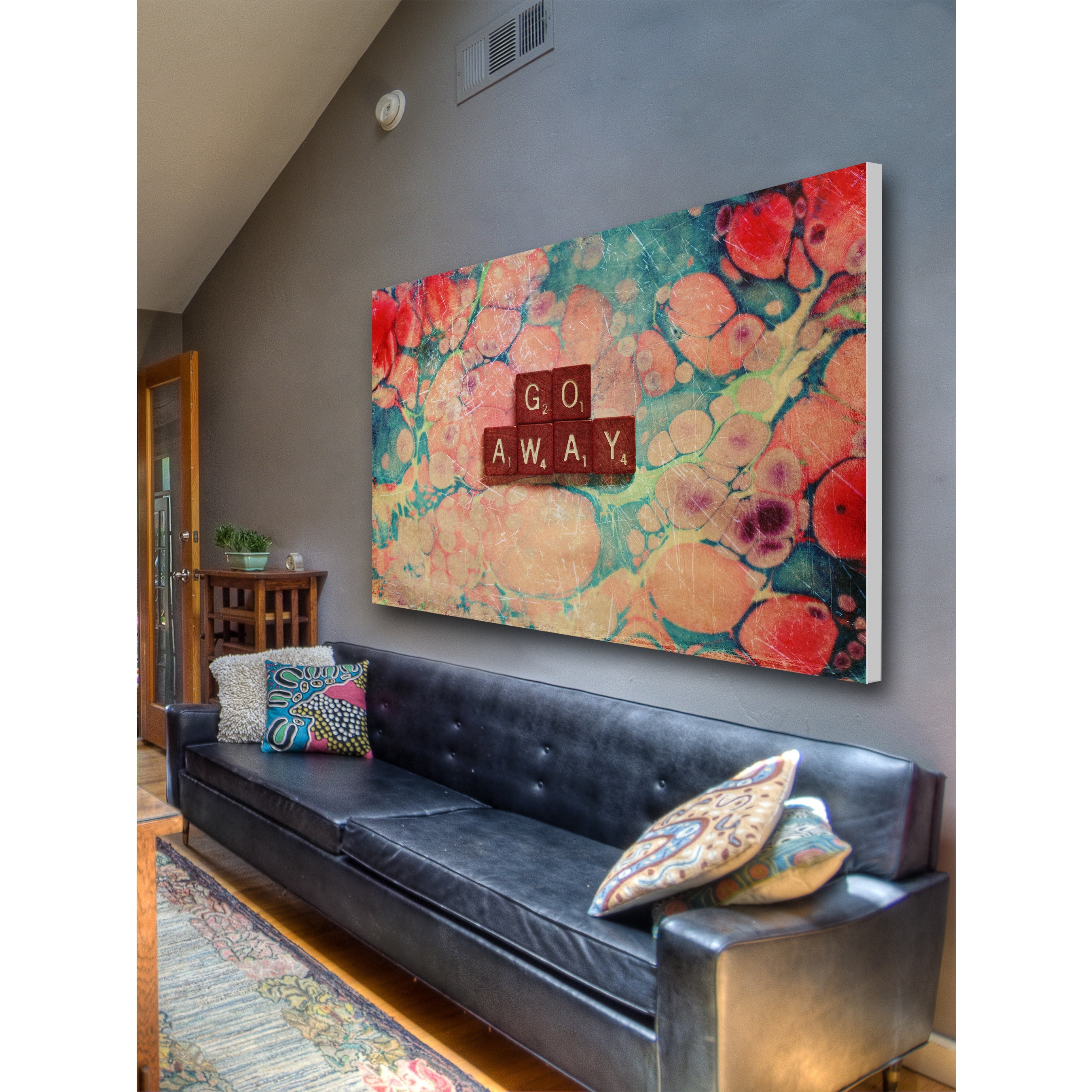 Marmont Hill "Go Away" Sylvia Cook Painting Print on Canvas
