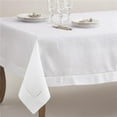 thumbnail image 1 of SARO 6300.W70120B 70 x 120 in. Rectangle Classic Hemstitch Border Tablecloth  White, 1 of 1