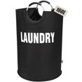 thumbnail image 1 of Cesto para ropa sucia DOKEHOM XXL con mango de aluminio, 160 L, negro, 1 of 9