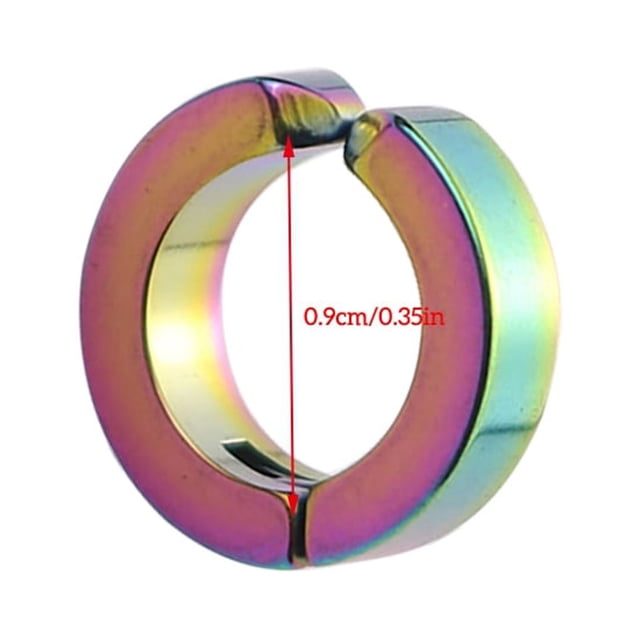 Ear Clip On Dressing Adornment Jewelry Bodies Decorations Interesting Decor Body Decorations Solid Color Ears Hoop Fashion Decor Accessory Colorful
