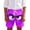/c119Purple181, variant on Boys Youth Shorts Cartoon 3D Face Print Casual Comfortable Elastic Waist Playwear Adorable Beach Wear,Red,3-4 Years