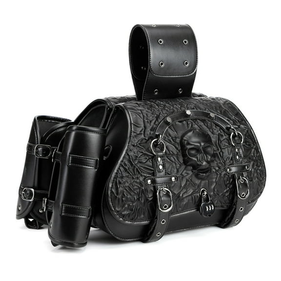 Adjustable Motorcycle Saddlebags Organizers Rainproof Spacious Storage