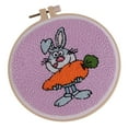 thumbnail image 3 of Abbracc DIY Punch Needle Embroidery Latch Hook hAND Embroidery with Bunny, 3 of 9