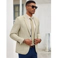 thumbnail image 4 of COOFANDY Mens Casual Sport Coat Modern Fit Blazer Premium Office Casual Business Suit Jacket, 4 of 7