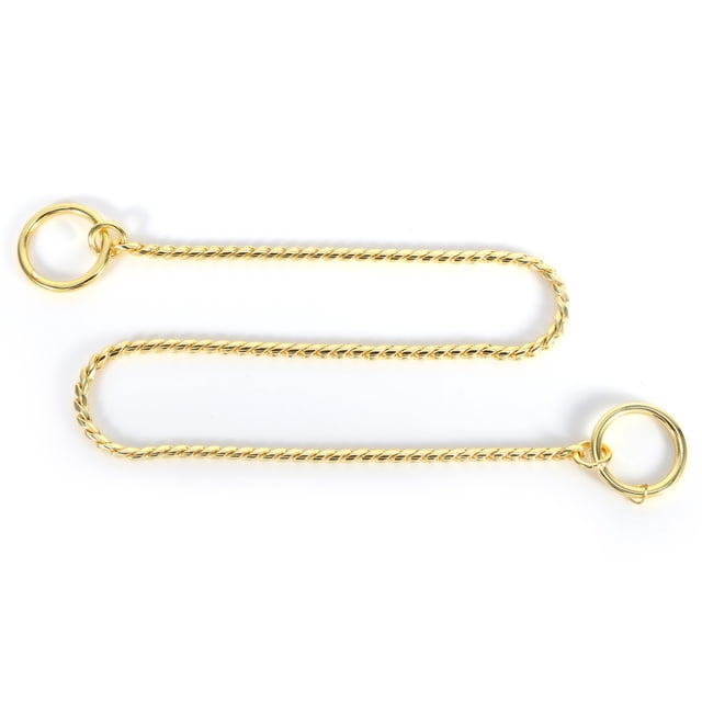 Durable High-Quality Dog Choke Chain, Dog Show Collar, Copper For Pets