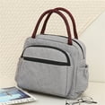 thumbnail image 2 of Vikakiooze 2022 Lunch box for women Canvas Handbag Lunch Bag Hand Carry Mother Bag Lunch Bag for Back-to School Fall savings, 2 of 4