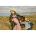 thumbnail image 2 of Lionel Percy Smythe 14x11 Gold Ornate Wood Frame and Double Matted Museum Art Print Titled - The Breeze's Kiss, 2 of 4