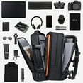 thumbnail image 2 of PENGXAING Travel Backpack Men Business Backpack School Expandable USB Bag Large Capacity 17.3 Laptop Waterproof Fashion Backpack, 2 of 9