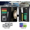 thumbnail image 2 of REQO for Samsung Galaxy Z Fold 5 Wallet Case with 6 Credit Card Slots and S-Pen Slot, RFID Blocking, Adjustable Strap, Multi Card Function Premium Leather Magnetic Clasp Kickstand Cover, 2 of 9
