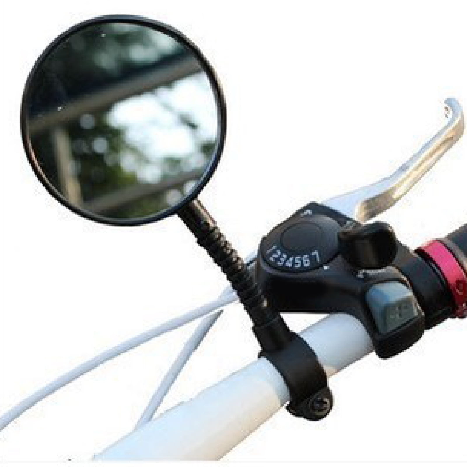 Nlager Rearview Mirror Accessories for New Handlebar Bike Mirror with Adjustable Bicycle Rearview Mirror with Reflector Safety Bike Riding Accessories Black Nlager Rearview Mirror Accessories for New Handlebar Bike Mirror with Adjustable Bicycle Rearview Mirror with Reflector Safety Bike Riding Accessories Black