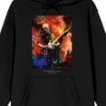 thumbnail image 2 of David Gilmour Painted Artist With Guitar Adult Black Hoodie-XXL, 2 of 4