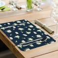 thumbnail image 3 of CounterArt "Magnolia In Bloom" 4-Pack Reversible Plastic Tabletop Placemat, 3 of 7