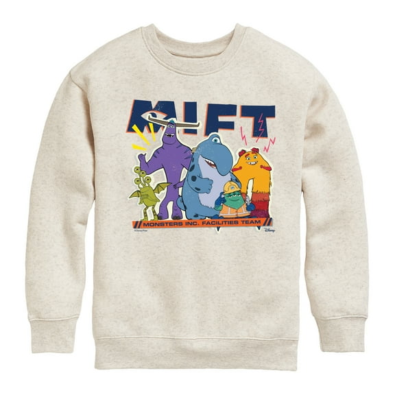 Monsters Inc. - Facilities Team Group - Toddler & Youth Crewneck Fleece Sweatshirt