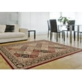 thumbnail image 2 of Tayse Sensation Area Rug 4770 RED Traditional Red Panel Flower 5' 3" x 5' 3" Octagon, 2 of 3