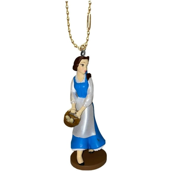 Beauty & Beast Blue Belle 3" Keychain Dangler Ornament PVC Figure Figurine Charm