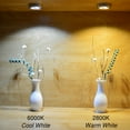 thumbnail image 4 of 2X ABI 3W LED Puck Light Complete Kit for Under Cabinet, Bookshelf, and Showcase Lighting, 240lm, Soft White 3000K, 25W Halogen Equivalent, 4 of 4