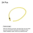 thumbnail image 3 of Uxcell 4.72" Ball Bead Chains with Connectors for Chains DIY Crafts, 24 Pack Yellow, 3 of 6