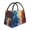 Red And Blue Flame Waves, variant on Vsdgher Red And Green Carnation Print Insulated Reusable Bags with Sturdy Zipper and Handles, Foldable Totes for Hot or Cold Food Bring or Delivery