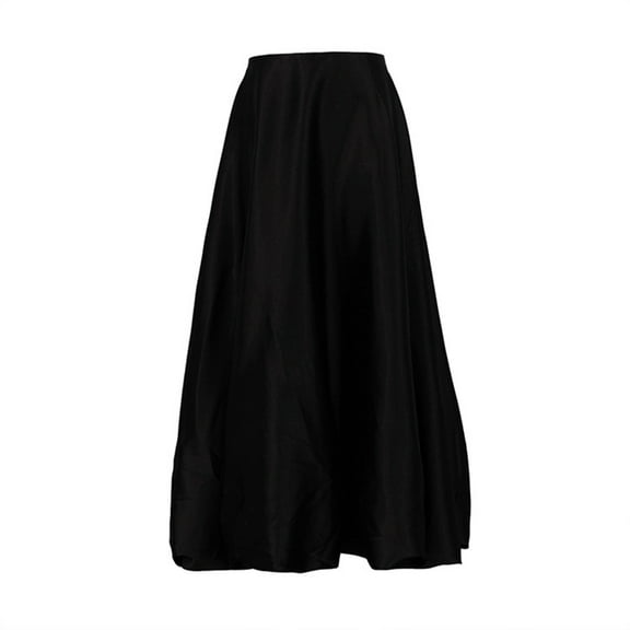 Women Maxi Skirt Women's Maxi Skirt Solid Color Satin Style Long Skirt for Spring Autumn Versatile Sweet Women's A-line Skirt for Wear Long Skirt