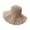 Khaki, variant on Women Wide Brim Crochet Sun Hat Floppy Straw Hat Hollow Out Fisherman Bucket Hat Summer Beach Travel Hand Woven Foldable Packable Breathable Sun Hat 2026 Fall Winter Outfits, Orange