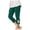 Dark Green, variant on Girls Capri Leggings with Bow Tie Cutout, High Waist Stretchy Cropped Leggings, Kids Casual Yoga Capri Pants, Solid Color Tie Hem Leggings for Toddler & Little Girls(Hot Pink/5-6 Years)