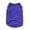 Dark Purple, variant on FTsdfkl Plain Dog Sleeveless T-Shirt,Solid Design Pet Cotton Apparel Soft and Lightweight for Small/Medium Dogs, Tank Top for All Breeds