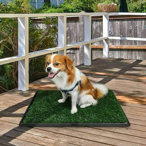 Washable Dog Toilet for Outdoor Indoors Training Grass Mat Puppy Potty
