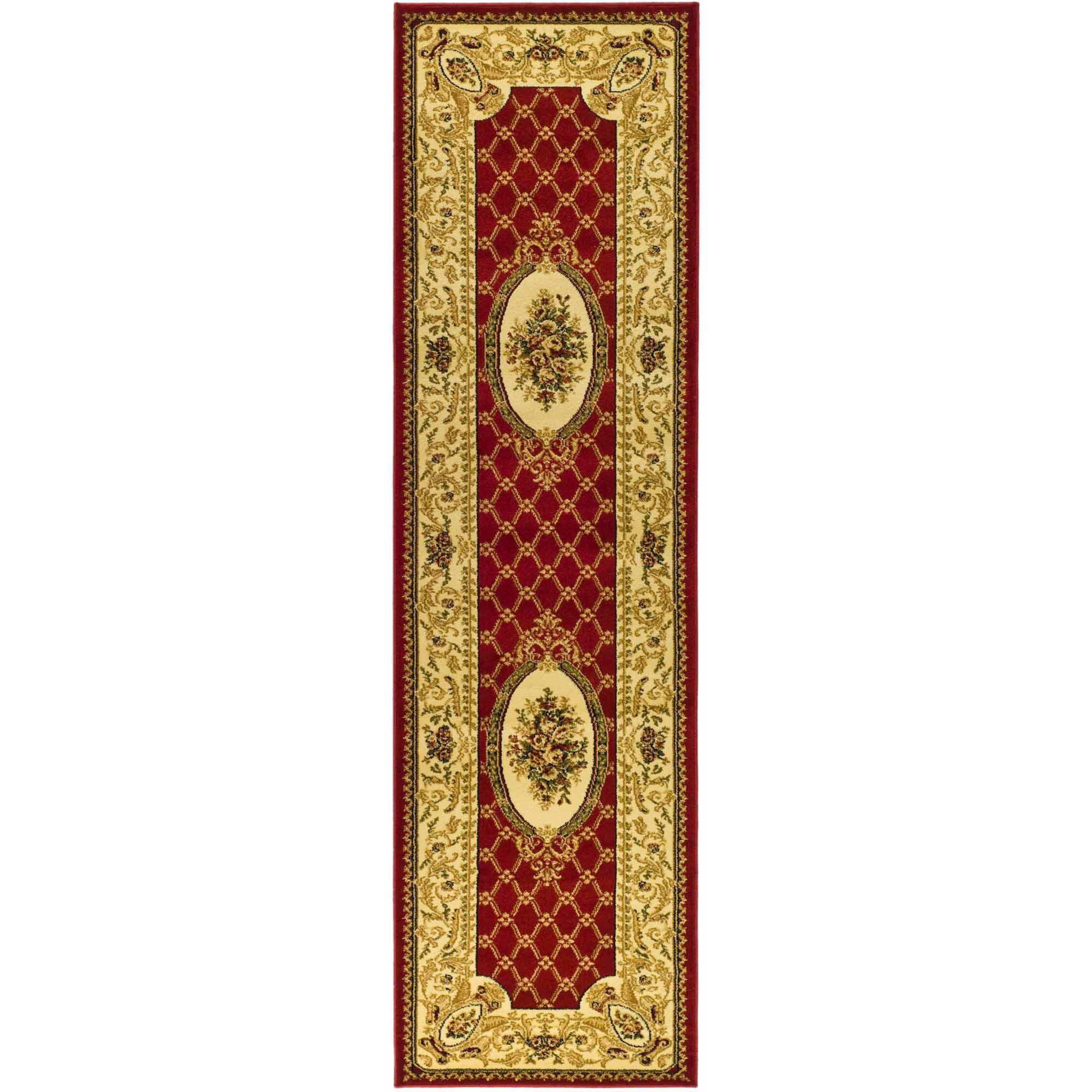 Safavieh Lyndhurst Ella Traditional Runner Rug, Red/Ivory, 2'3" x 8