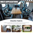 thumbnail image 3 of Yuyamidu Skull RV Dinette Cushion Covers Set Blue Butterfly Dinette Couch Protector for RV Camper Cushion Covers Comfy Couch Cover for RV Camper Sofa RV Accessory, 3 of 7